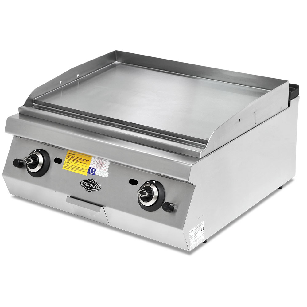 Gas Grill-Smooth+Ribbed Chrome Plate