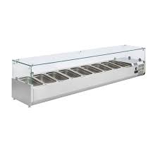 Refrigerated countertop saladbar